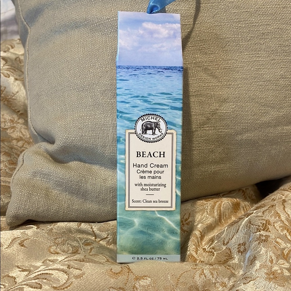 Michel Design Works BEACH hand cream shea butter Sealed New Clean Sea Breeze
